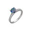 Anillo plata con piedra moissanite diamante de Brizzling BMR 001D